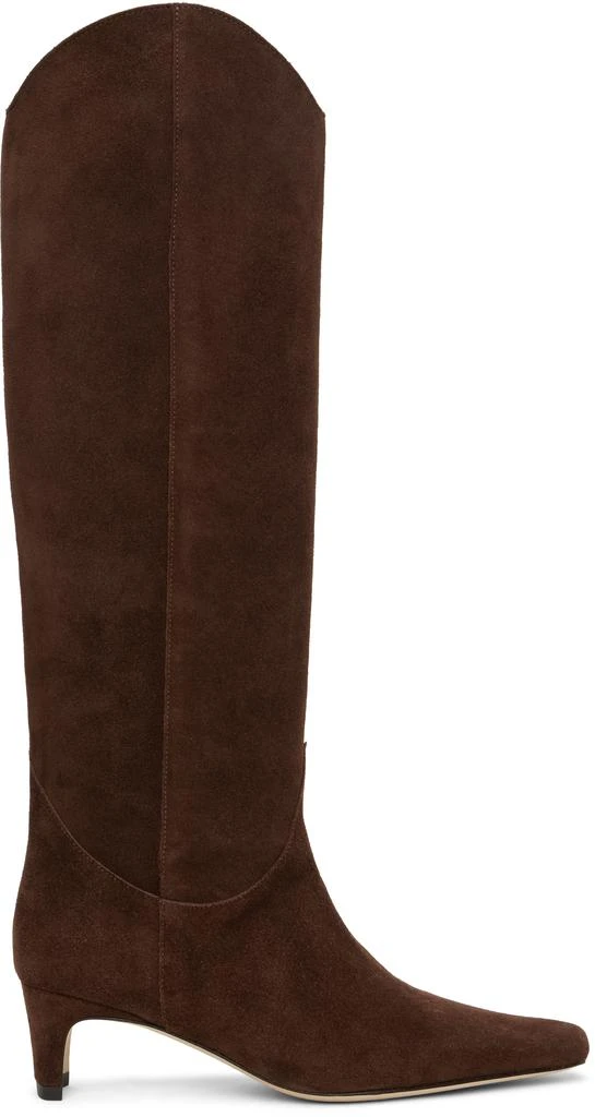 Staud Brown Western Wally Tall Boots 1