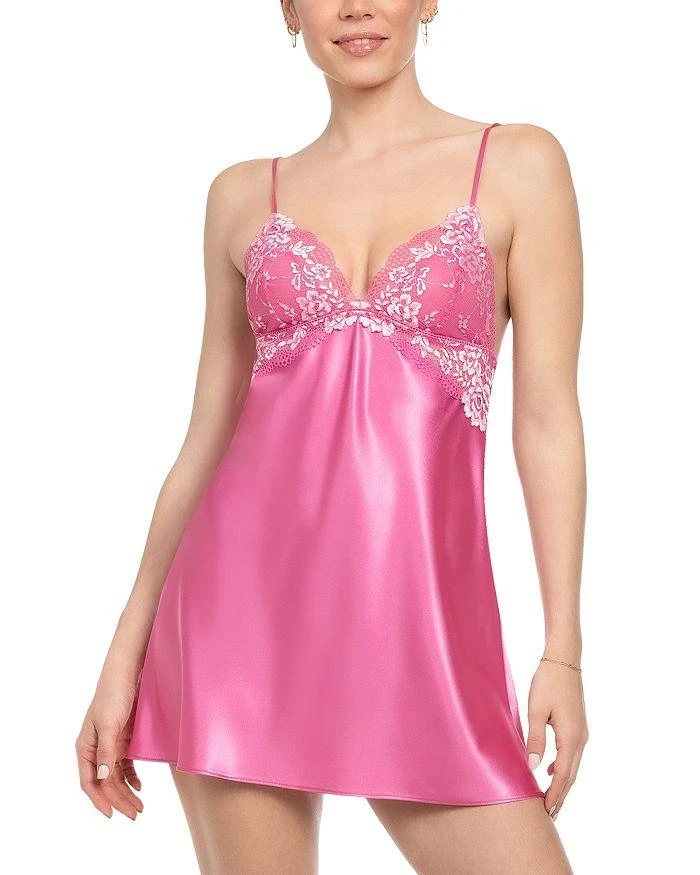 In Bloom Lace Bra Satin Chemise 1