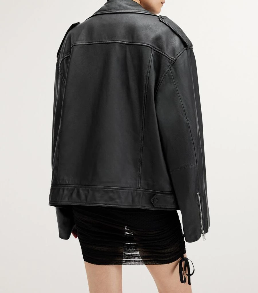 ALL SAINTS Leather Daylen Biker Jacket 7