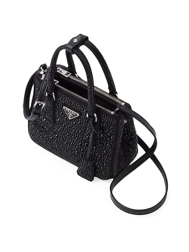 Prada Galleria Satin Mini Bag with Crystals 2