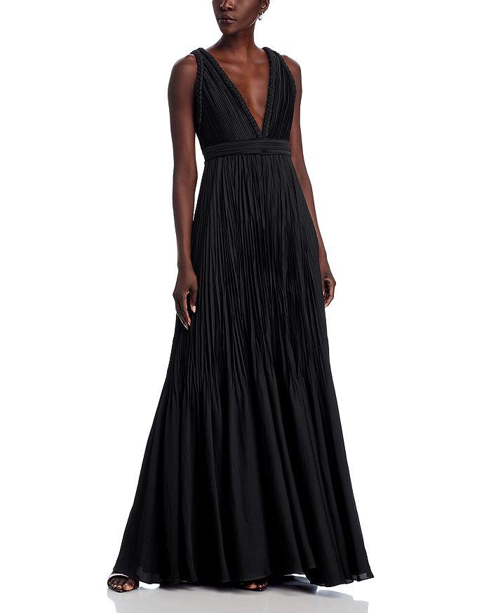 UNGARO Hazel Pleated Dress
