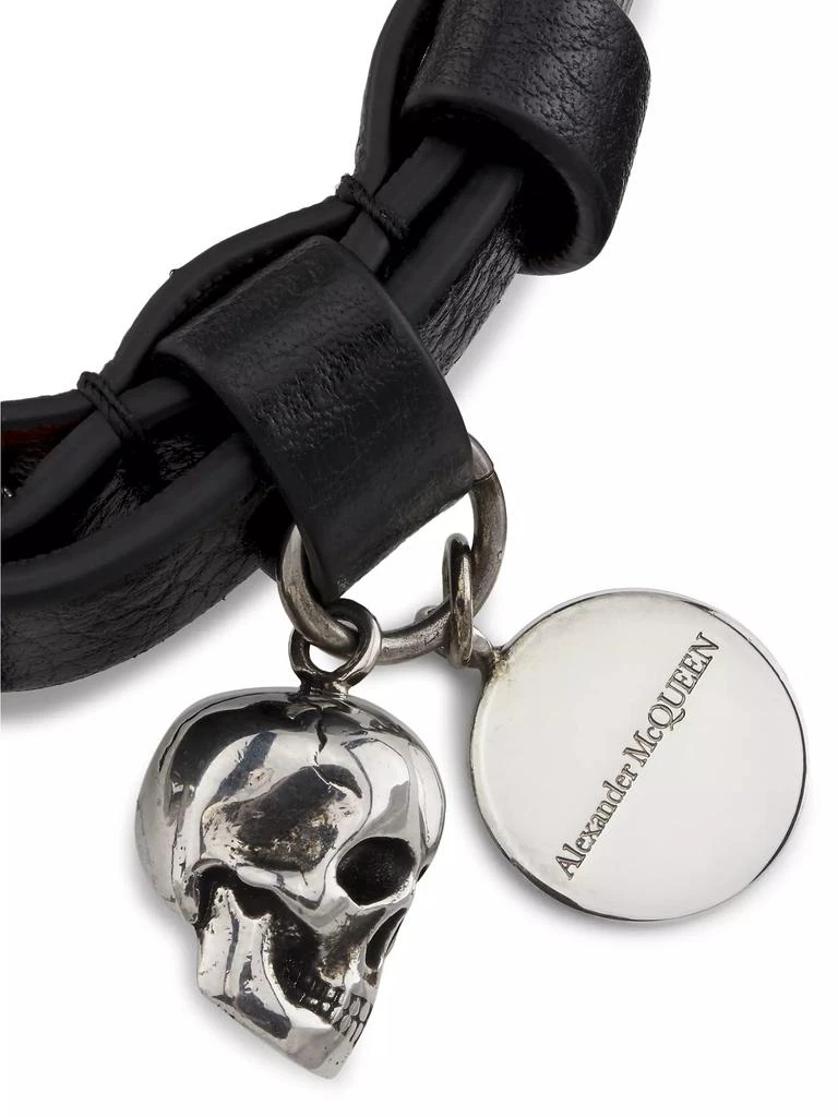 Alexander McQueen Studded Leather Wrap Bracelet 4