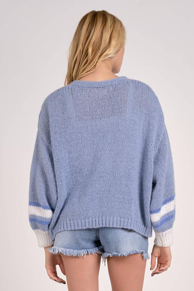 Elan Elan - Loose Knit Cardigan Sweater