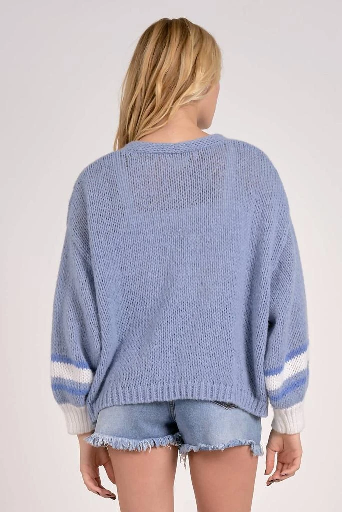Elan Elan - Loose Knit Cardigan Sweater 2