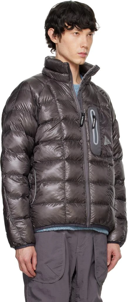 And Wander Gray Diamond Stitch Down Jacket 2