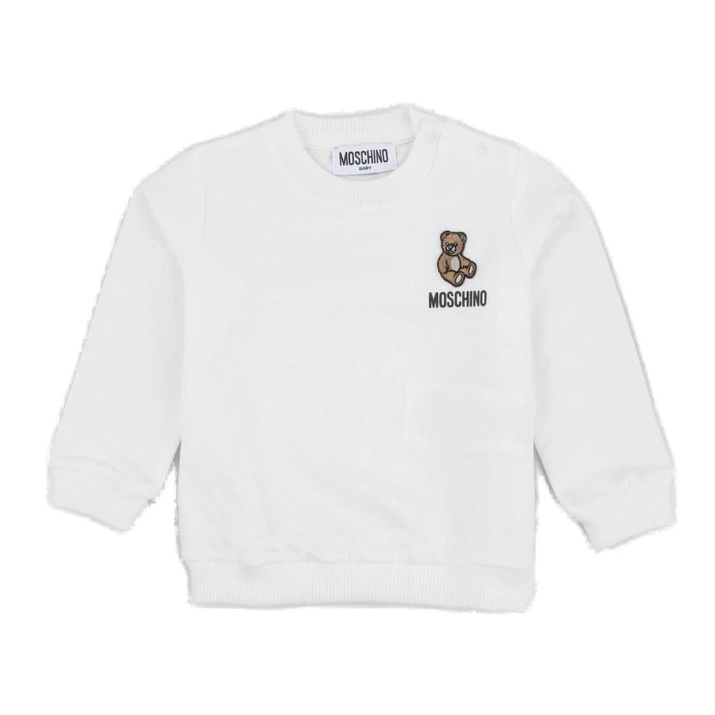 Moschino Moschino Kids Logo-Printed Crewneck Sweatshirt