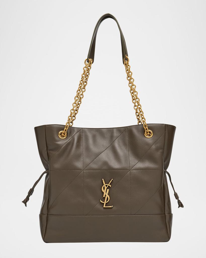 Yves Saint Laurent Cassandre Mini YSL Cube Pouch in Quilted Smooth