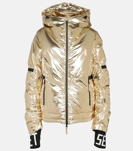 Jet Set Joanna metallic ski jacket 1