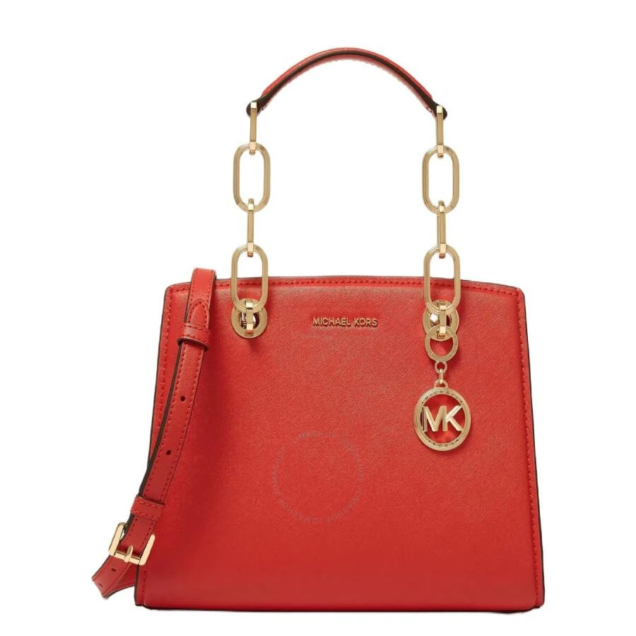Michael Kors Cynthia Small Leather Satchel Bag 1
