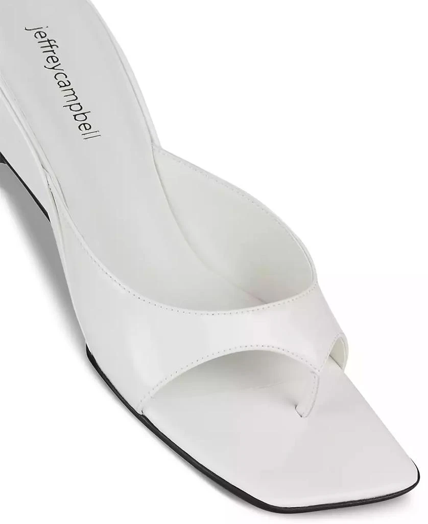 Jeffrey Campbell Honey-Bun Sculpted Demi-Wedge Sandals 6