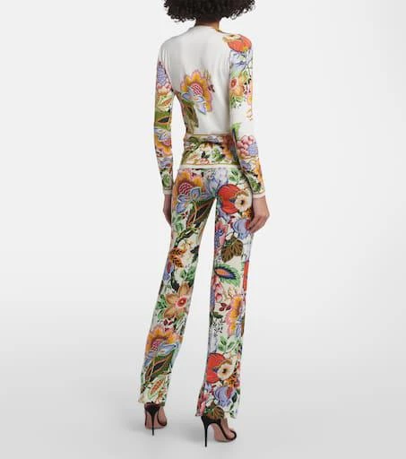 ETRO Floral silk-blend top 3