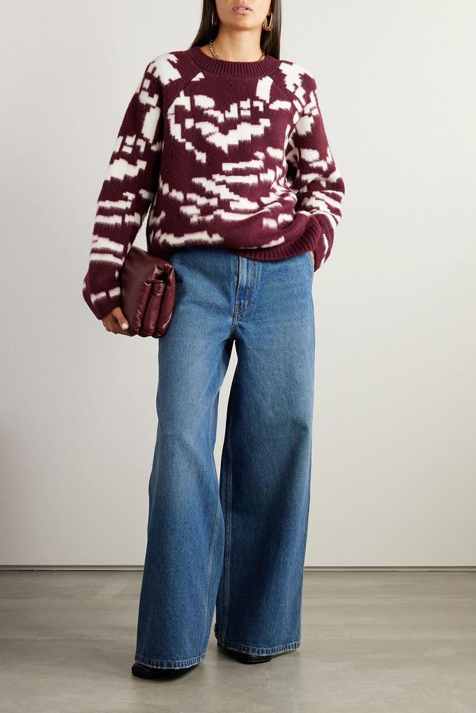 GAUCHERE Intarsia wool sweater
