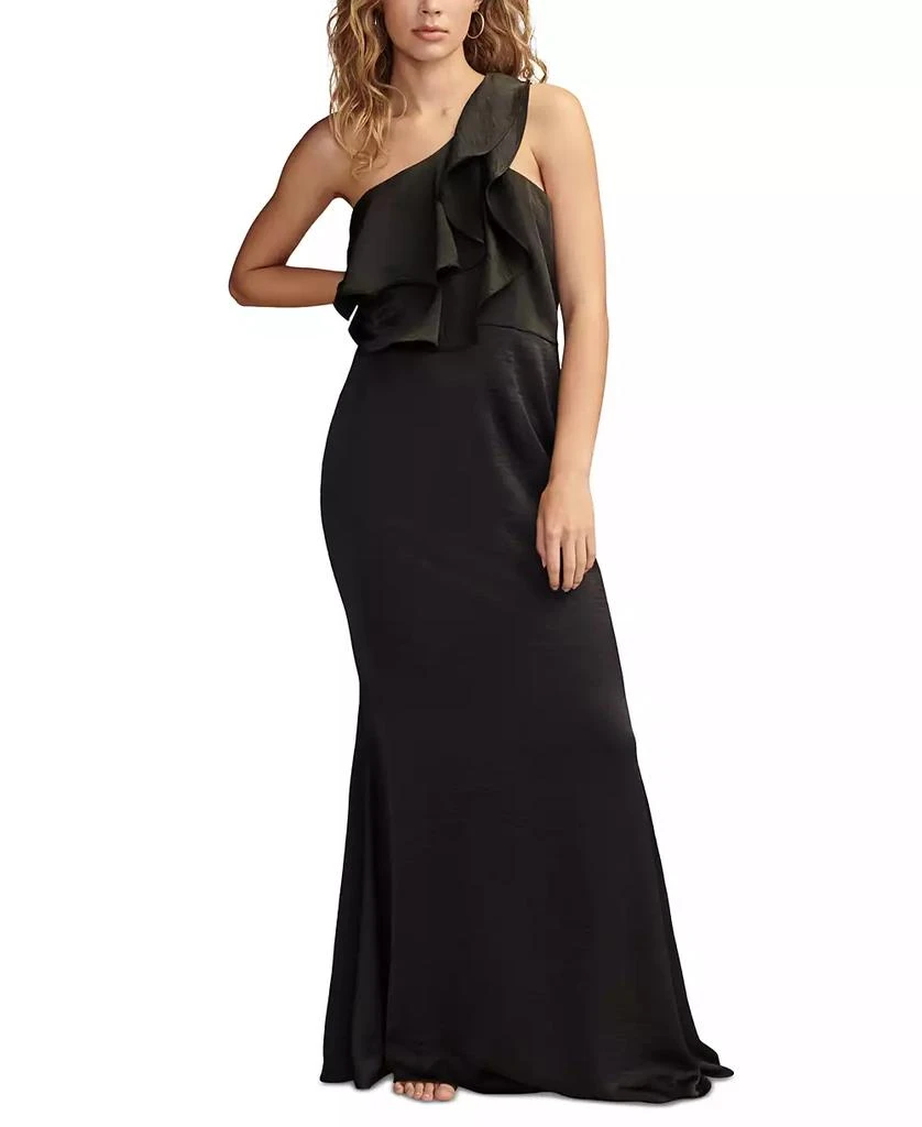 Lucky Brand Women's Ruffled One-Shoulder Dress 1