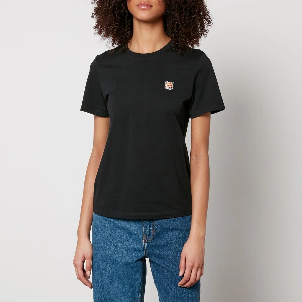 Maison Kitsuné Maison Kitsuné Fox Head Cotton-Jersey T-Shirt 1