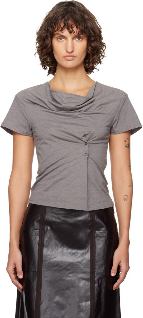 Paloma Wool Blue & White Loana T-shirt - T-Shirts - Compare Prices