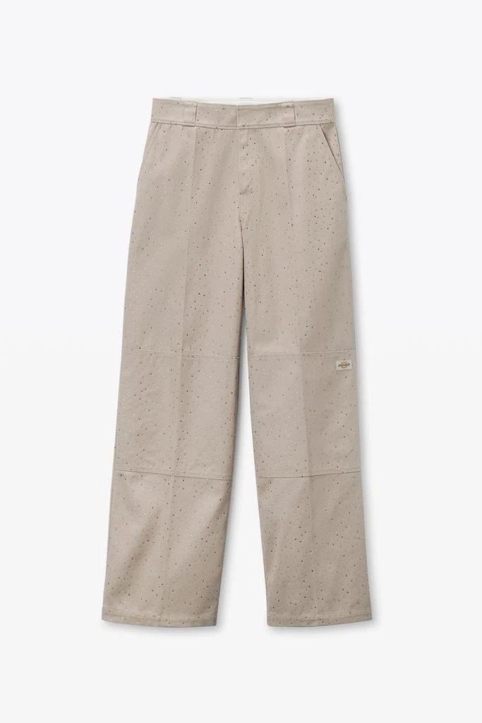 Alexander Wang Crystal Hotfix Workwear-Inspired Pants 2