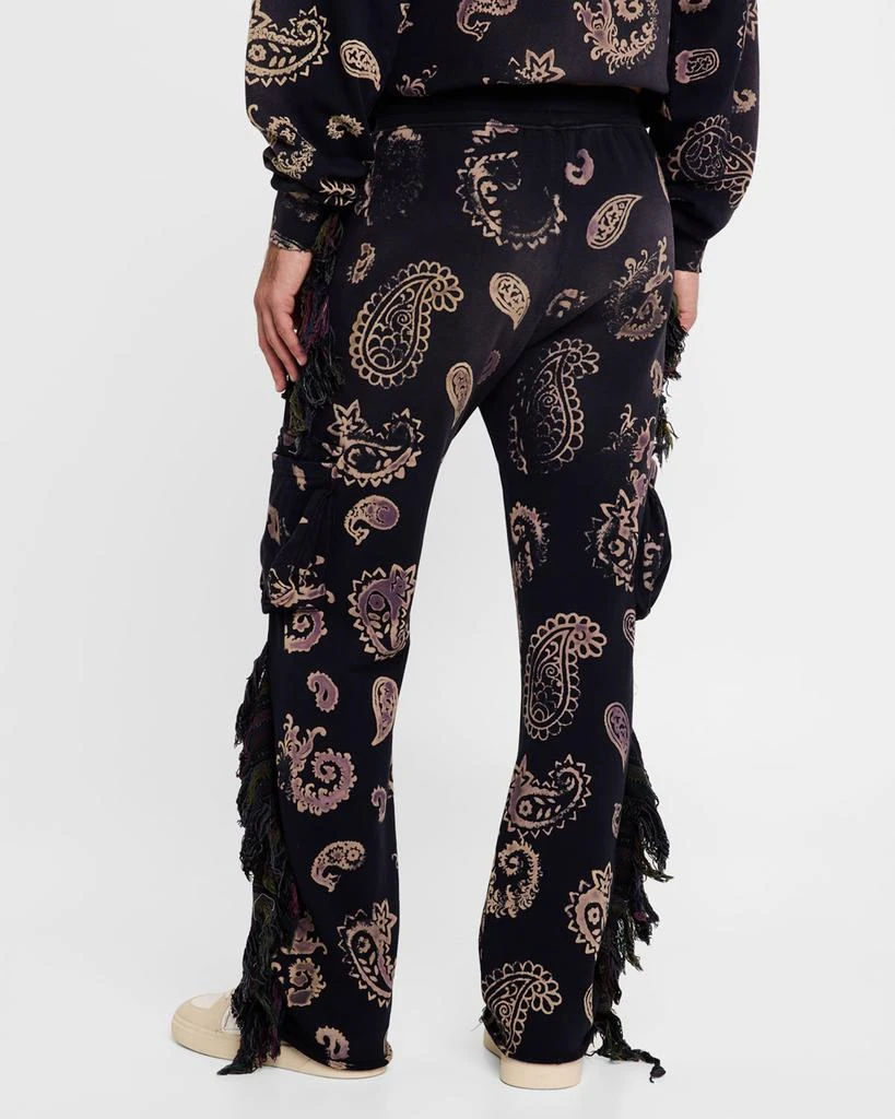 Alchemist Men's Paisley Fringe Sweatpants 3