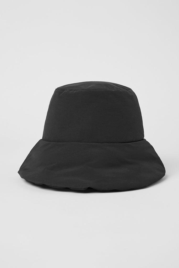 Alo Good Shade Puffer Bucket Hat - Black