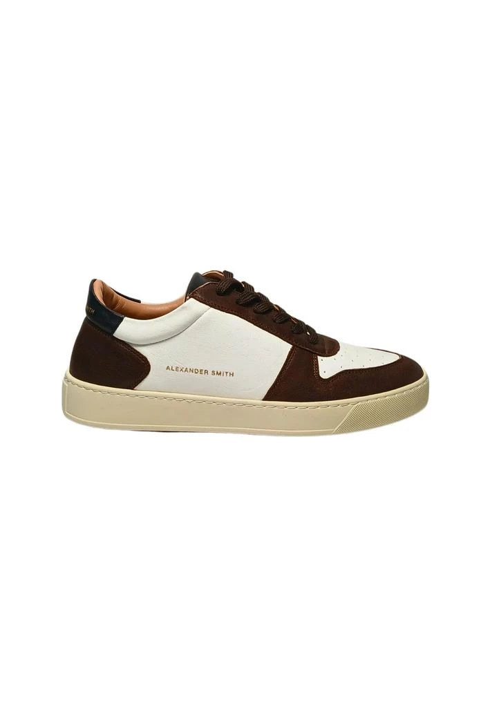 ALEXANDER SMITH Men's Shoes Alexander Smith Cambridge Man-DK Brown White 1