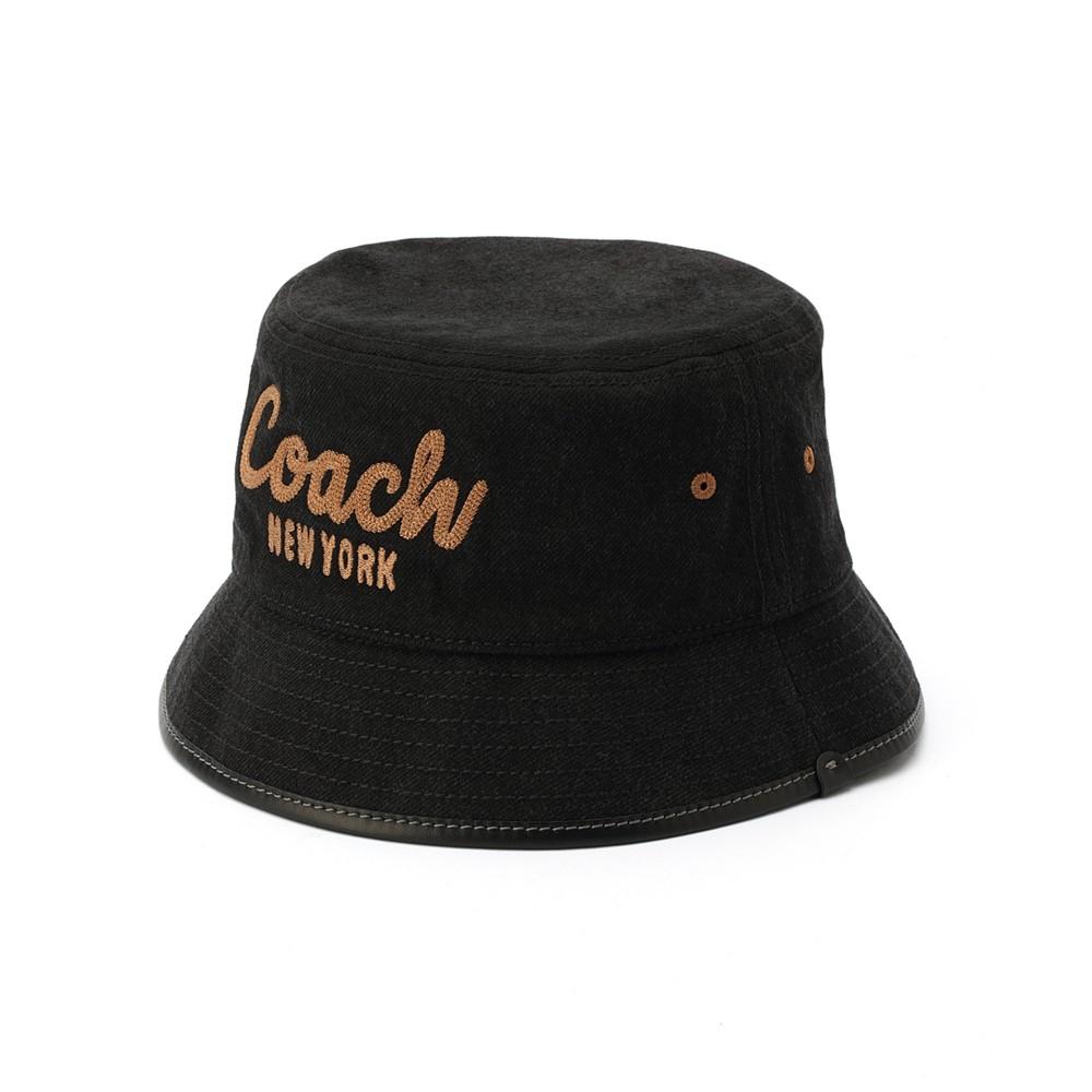 COACH Women's 1941 Embroidered Denim Bucket Hat