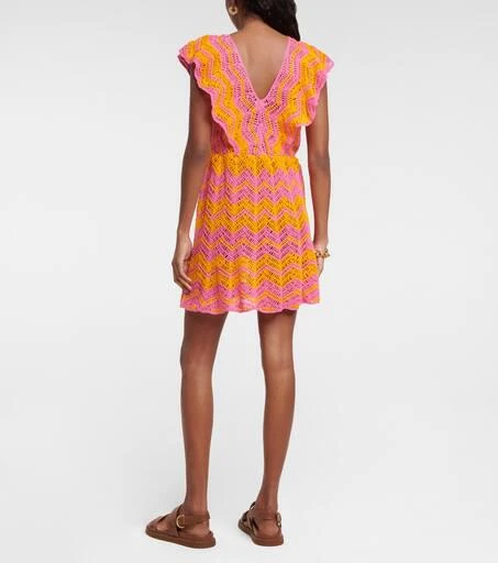 ANNA KOSTUROVA Melissa crocheted cotton minidress 3