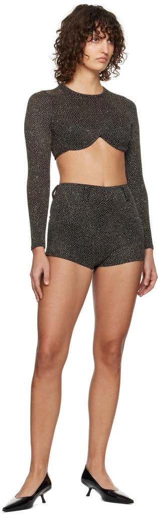 Beaufille Black & Gold Ariel Blouse 4