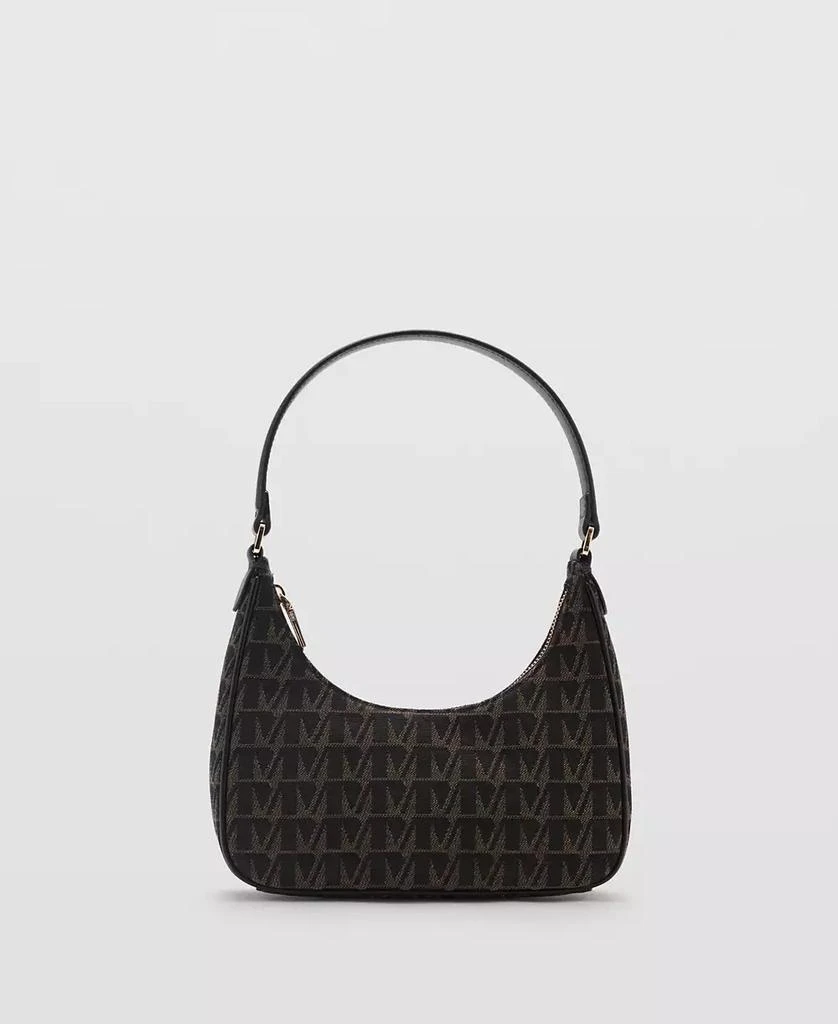 Mango Women's Printed Logo Shoulder Bag 3