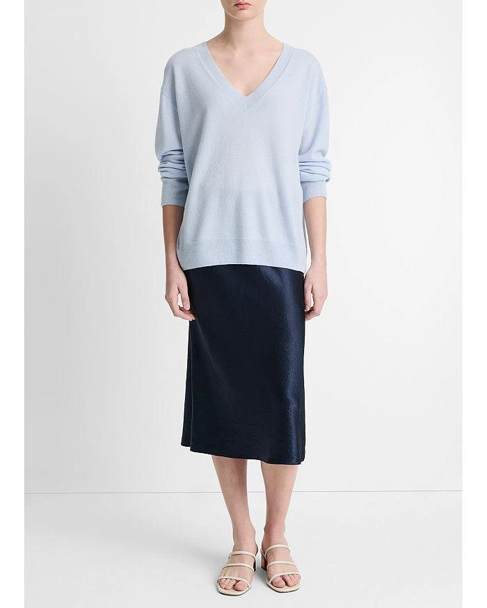 Vince Cashmere & Silk V Neck Sweater 2