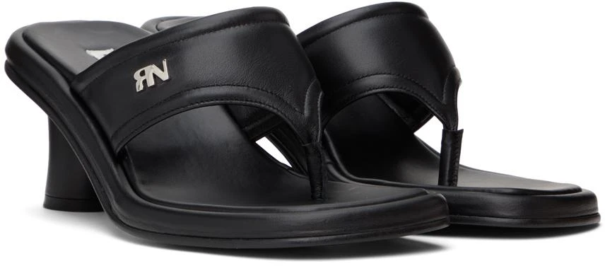 Reike Nen Black Padded Heeled Sandals 4