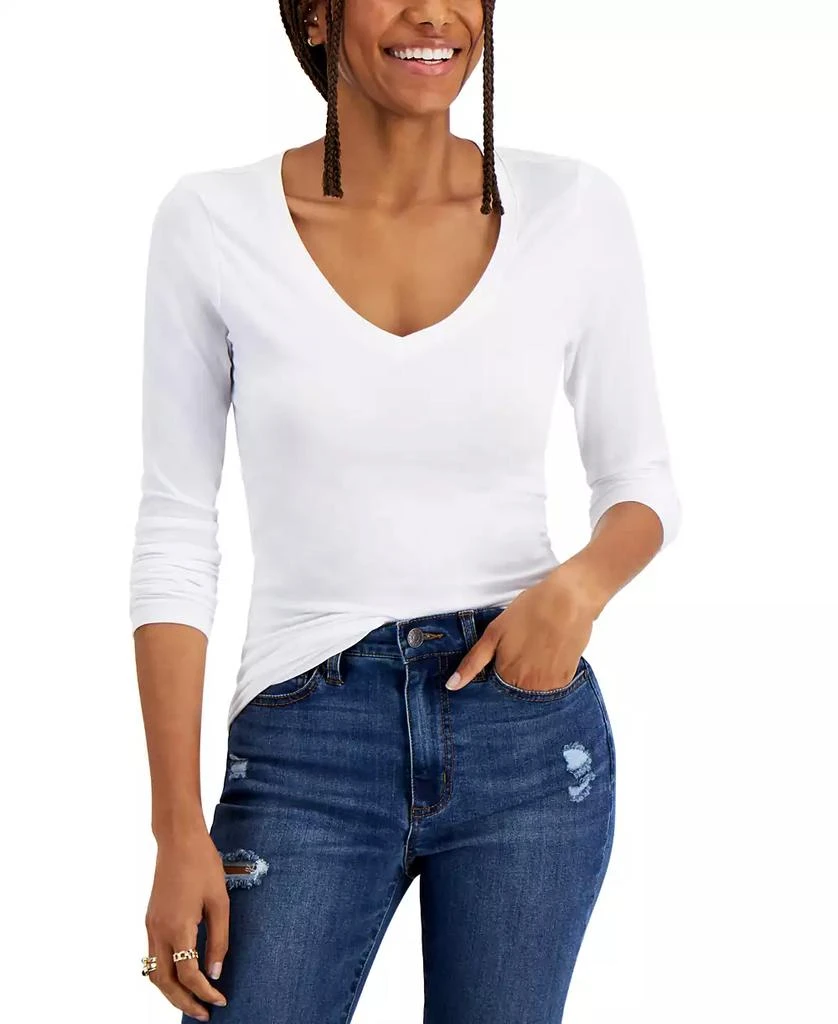 Aveto Juniors' V-Neck Long-Sleeved Top 1