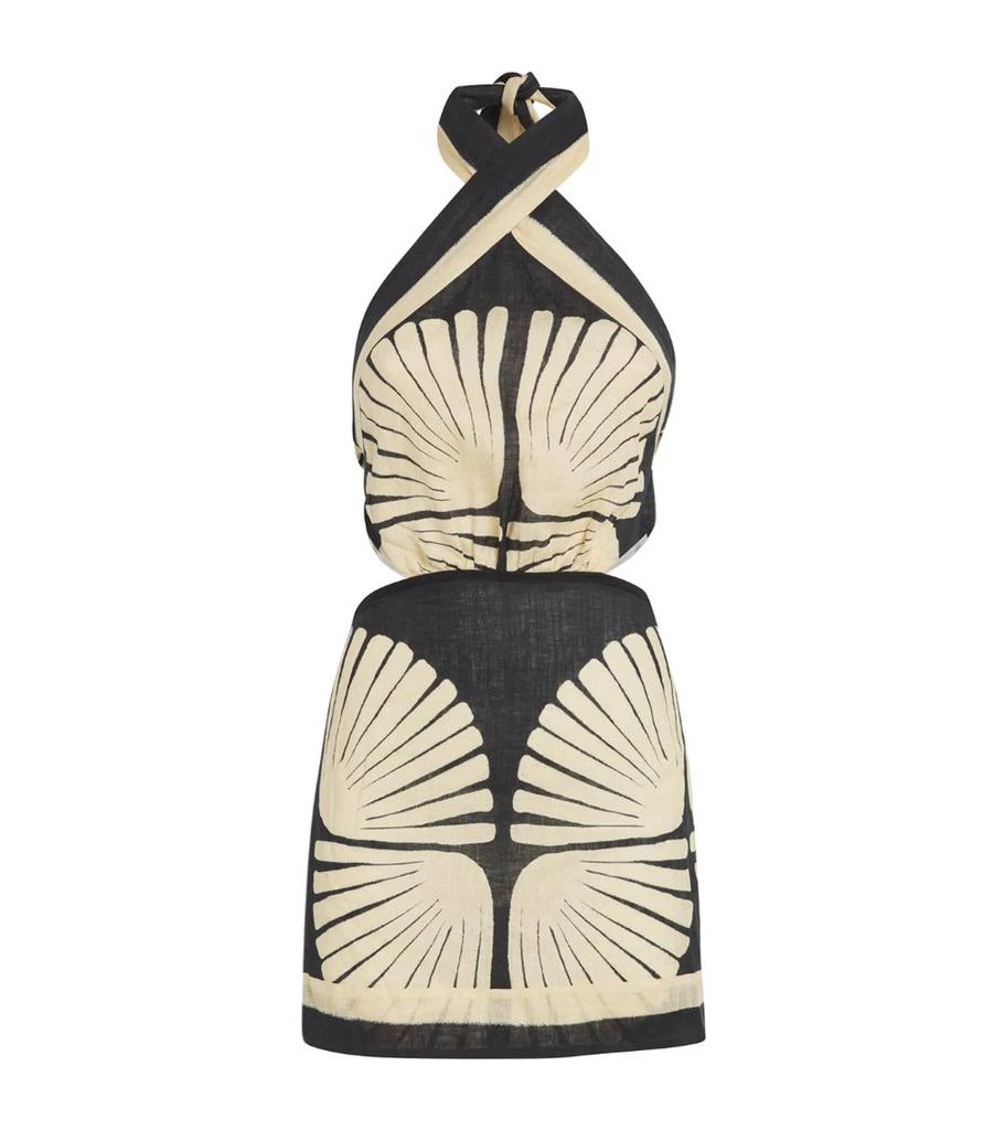 JOHANNA ORTIZ Linen River Ritual Mini Dress - Dresses & Skirts ...