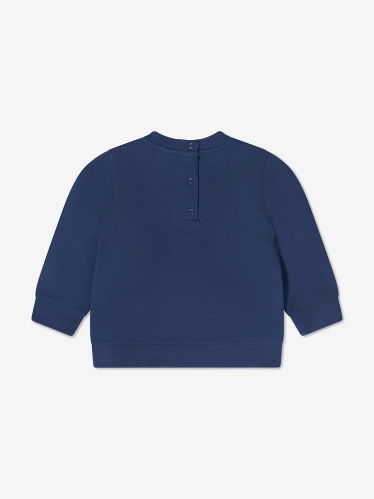 Fendi Kids Fendi Baby Logo Sweatshirt in Navy 2