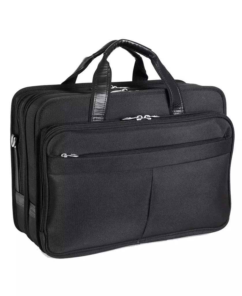 McKlein Walton, 17" Expandable Double Compartment Laptop Briefcase 8