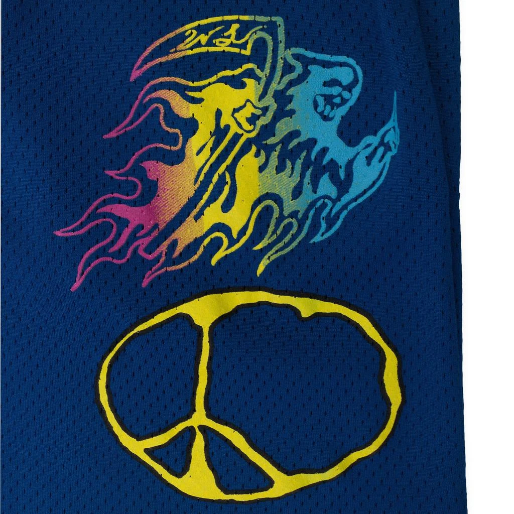 Warren Lotas WOODSTOCK MESH BLUE SHORTS 5