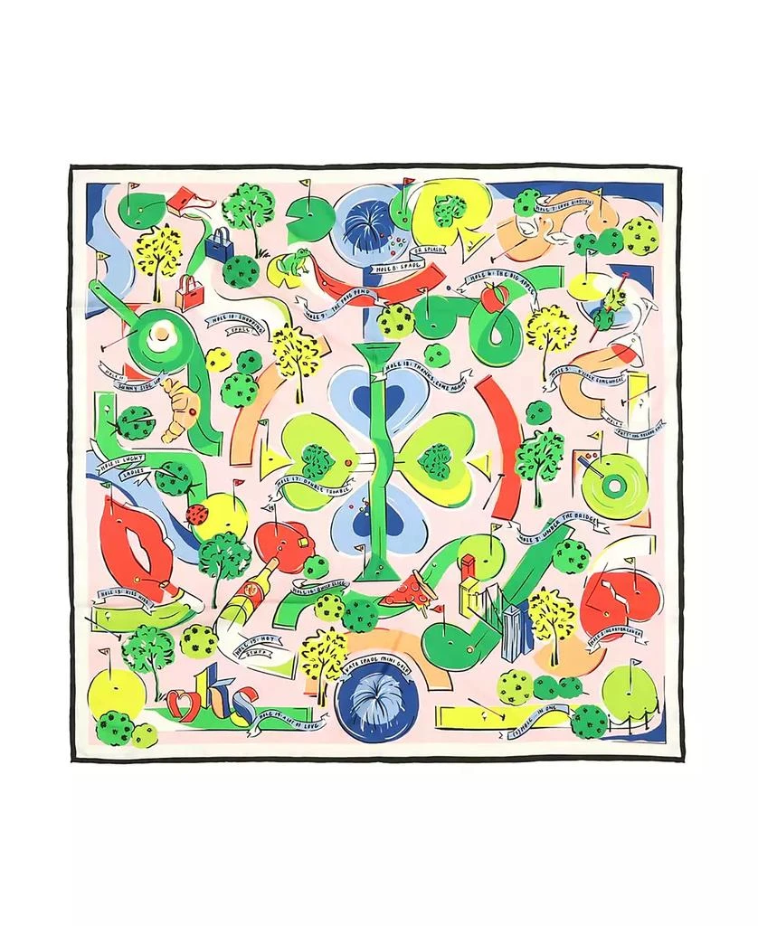 Kate Spade Women's KS Mini Golf Silk Square Scarf 1