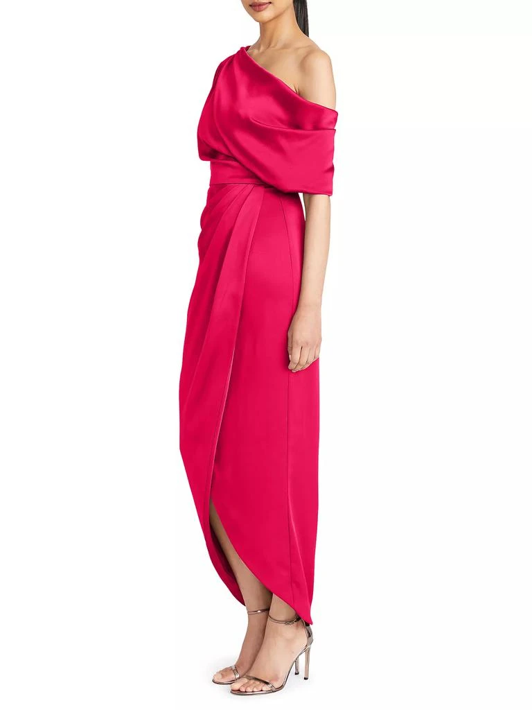 Theia Rayna One-Shoulder Gown 3
