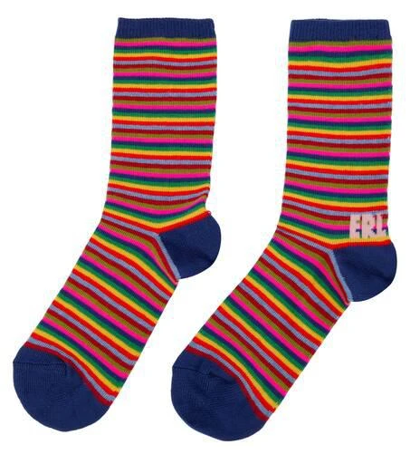 ERL Kids Striped cotton-blend socks 3