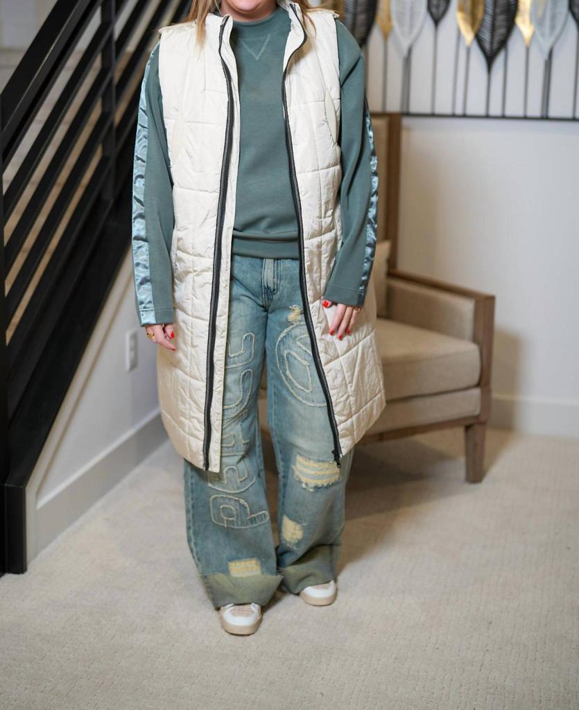 Oli & Hali Oli & Hali - Totally In Padded Long Vest