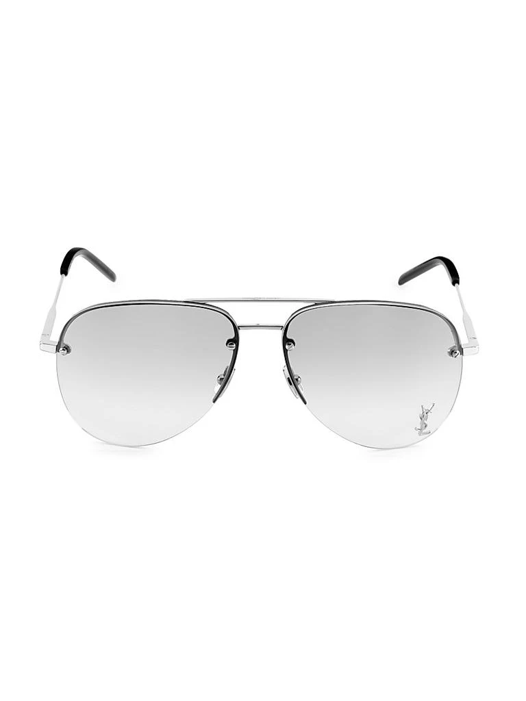 Yves Saint Laurent Monogram Classic 59MM Pilot Sunglasses  display picture 1