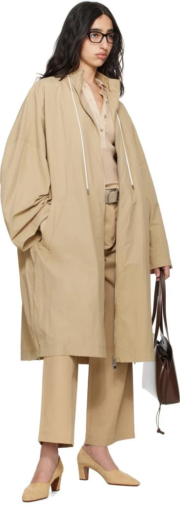 Totême Beige Windbreaker Coat 4