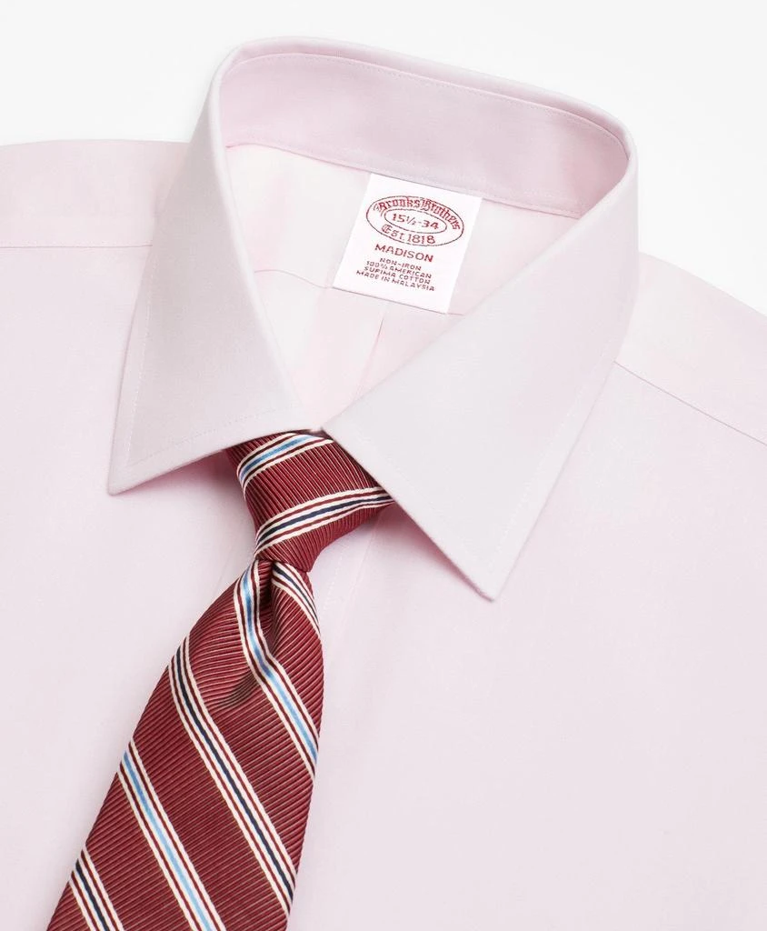 Brooks Brothers Madison Relaxed-Fit Dress Shirt, Non-Iron Herringbone 2