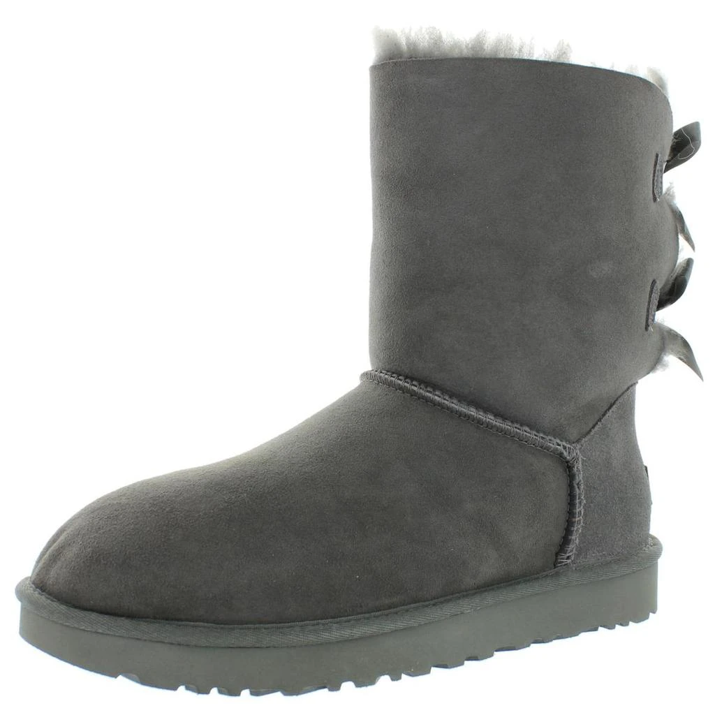 UGG Bailey Bow II Womens Suede Shearling Winter Boots 9
