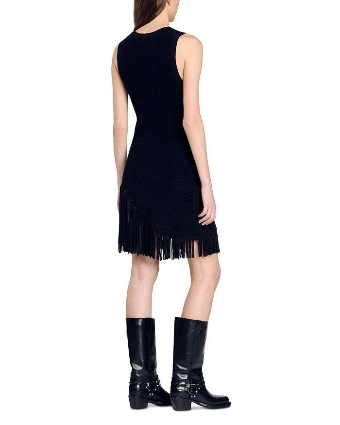 Sandro Vanessa Fringed Dress 4