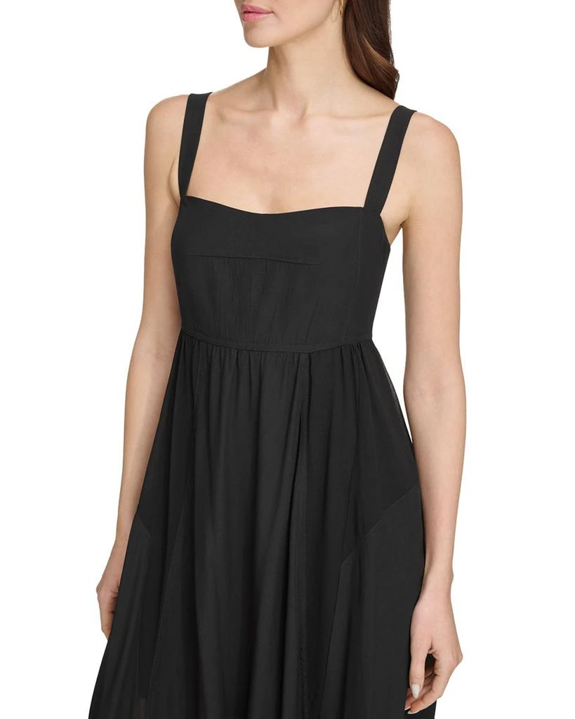 DKNY Mixed Media Midi Dress 5