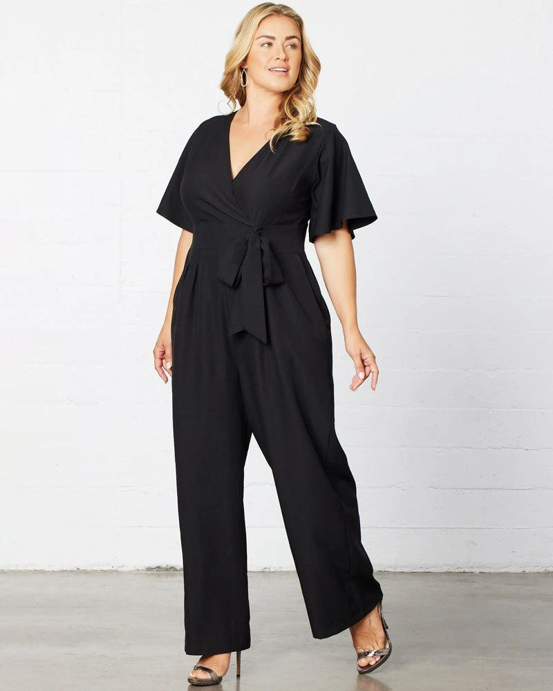 Kiyonna Charisma Crepe Jumpsuit 5