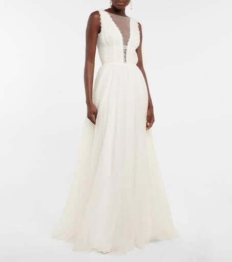 Costarellos Bridal tulle gown 2