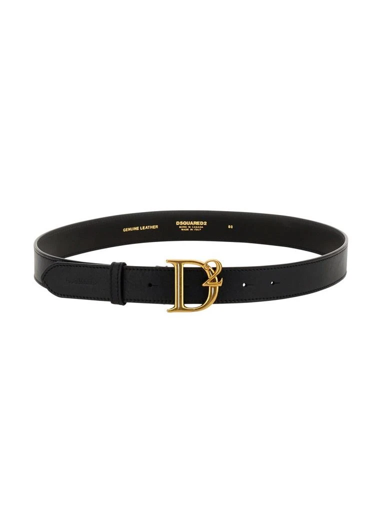 DSQUARED2 Dsquared2 Logo Plaque Buckle Belt 1