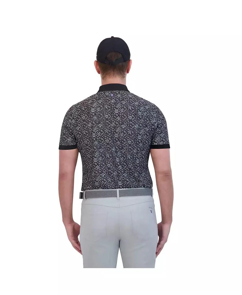 Ben Sherman Men's Mono Dots Tech Jersey Sports Fit Polo Shirt 2