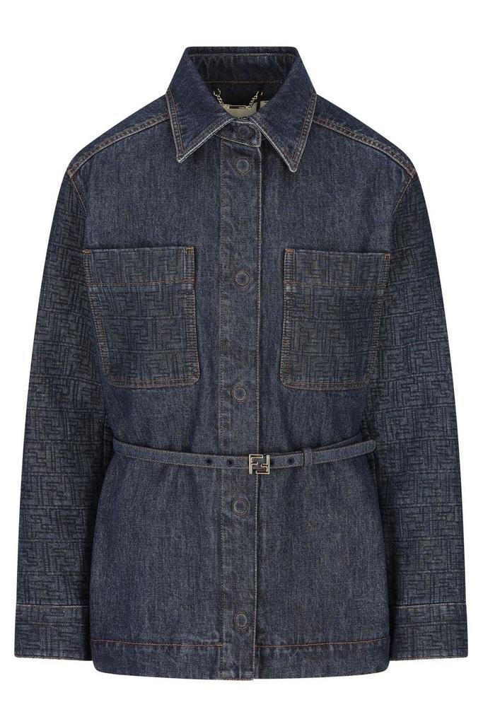 Fendi Panelled Cropped Denim Jacket – On Sale Now with Up to 15