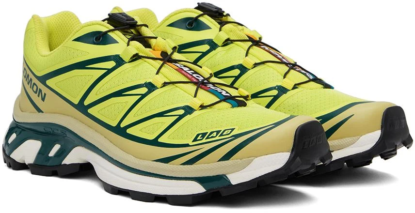 Salomon Yellow XT-6 Sneakers 4